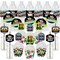 Big Dot of Happiness 80’s Retro - Totally 1980s Party Favors and Cupcake Kit - Fabulous Favor Party Pack - 100 Pieces